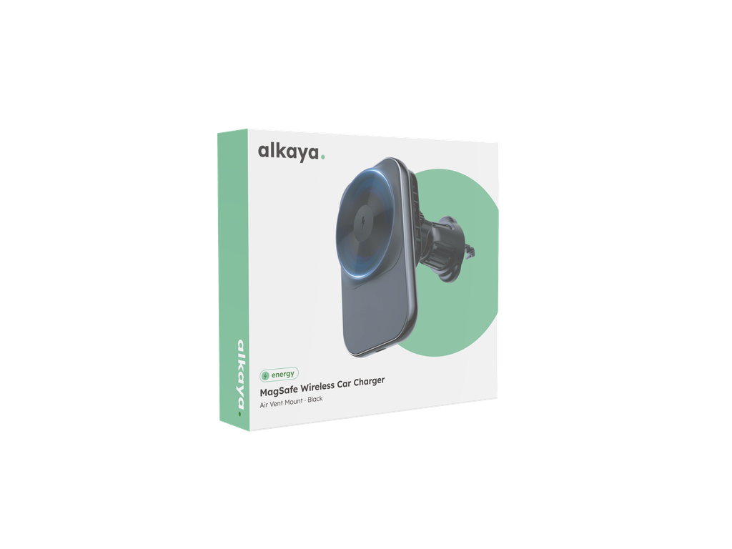 alkaya. | Breeze | Wireless KFZ Ladegerät Für MagSafe-Zubehör geeignet | Car Charger